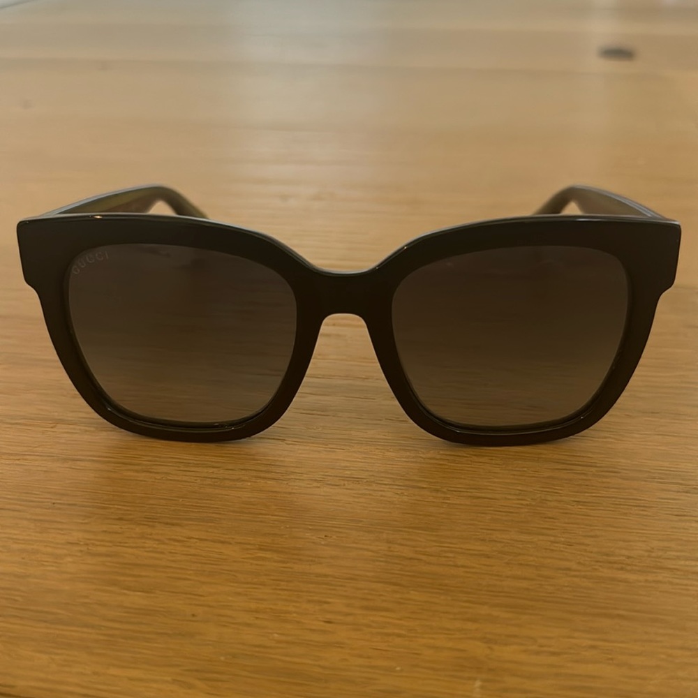 Gucci GG0034SN Sunglasses Square 54mm Barely Used & Authentic
